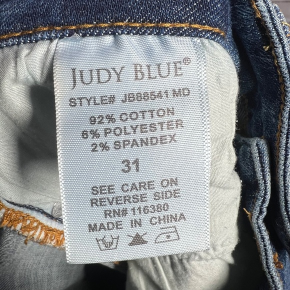 👖|•JUDY BLUE•| Boyfriend Jeans High Rise Waist Size 31 Short👖 - Picture 5 of 5